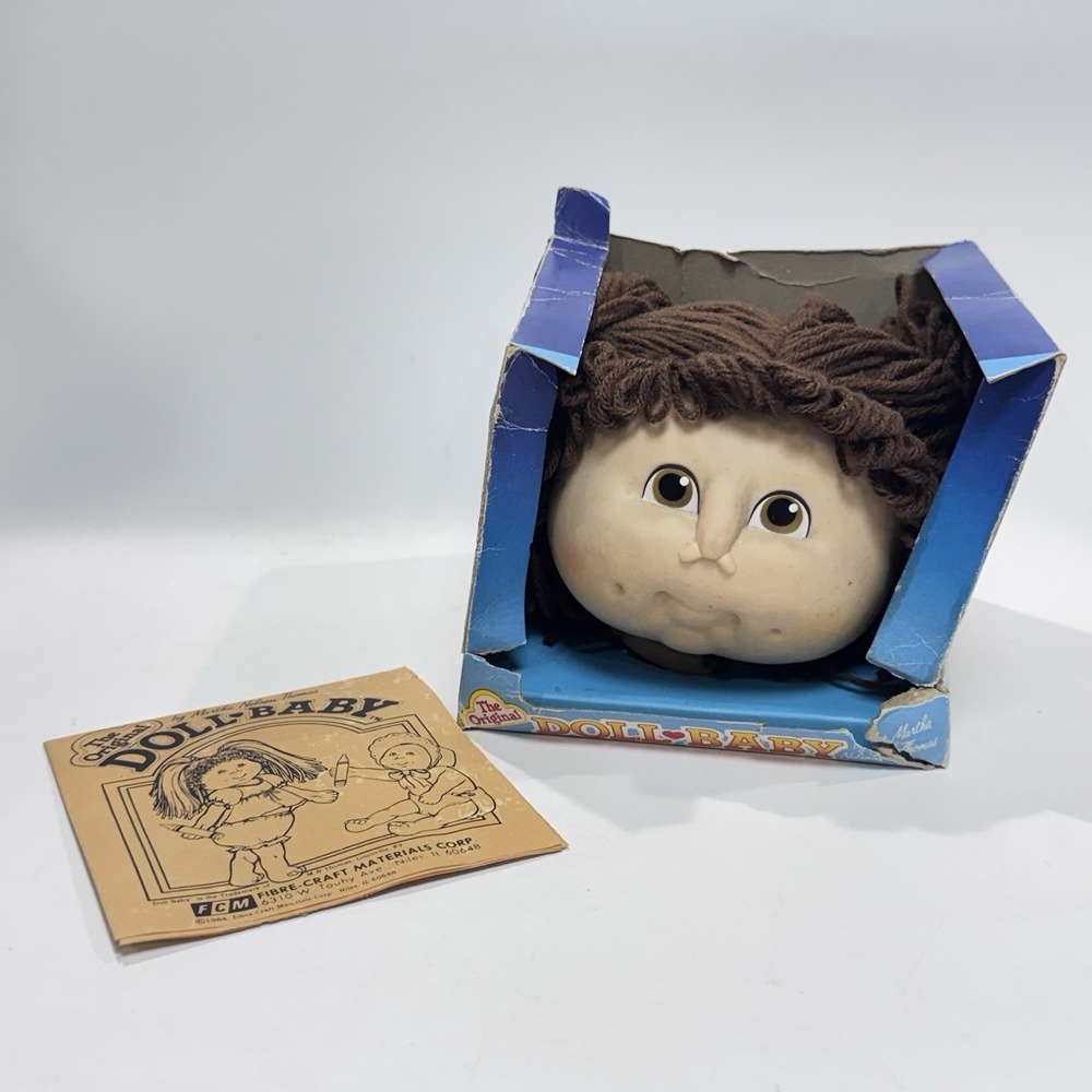 The Original Doll Baby by Martha Nelson Thomas w Certificate IOB Brown Pigtails
